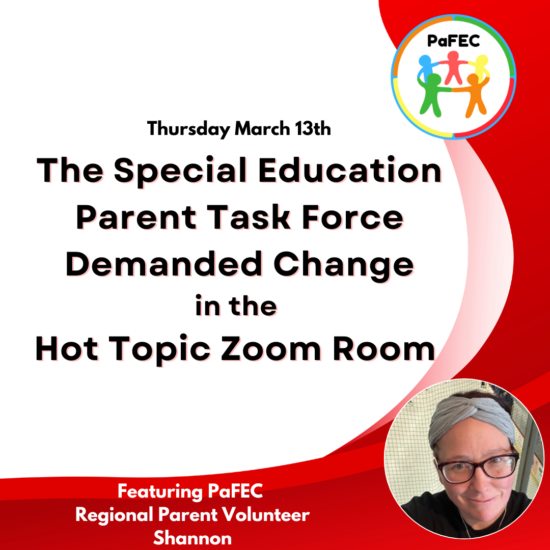 The Special Education Parent Task Force Demanded Change