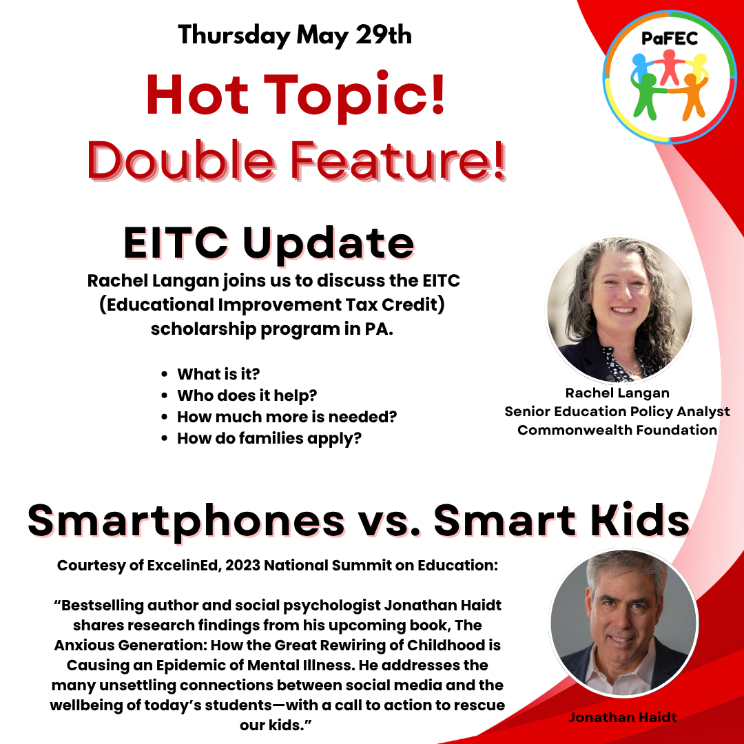 EITC Update and Smartphones vs. Smart Kids