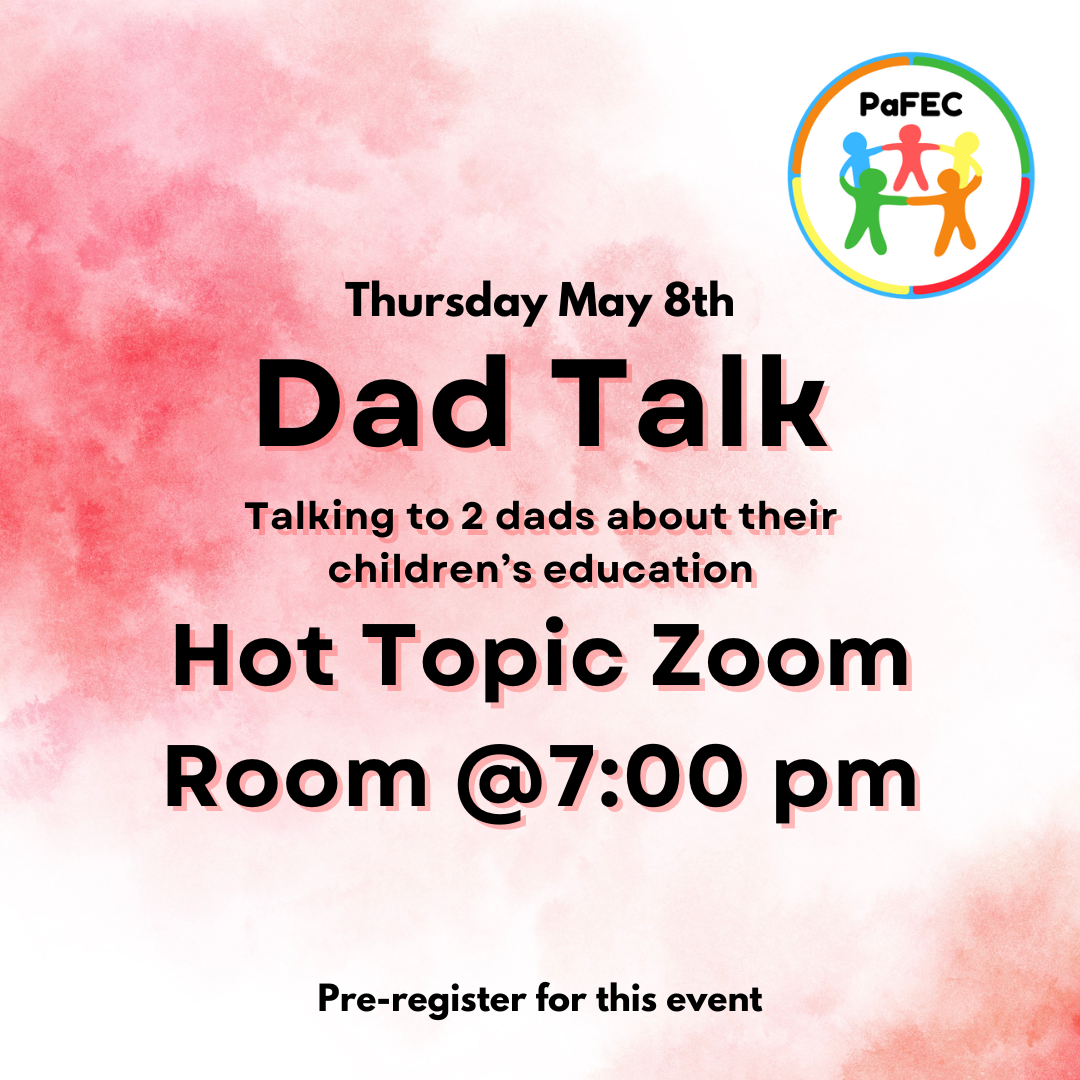 Dad Talk Hot Topic Zoom Room
